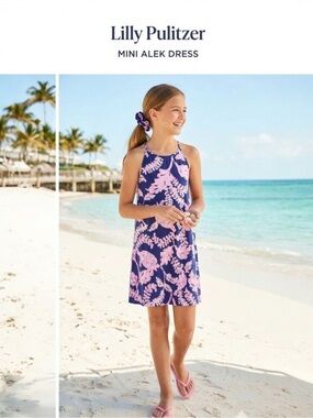 NWT Lilly Pulitzer Mini Alek Dress in What The Shell